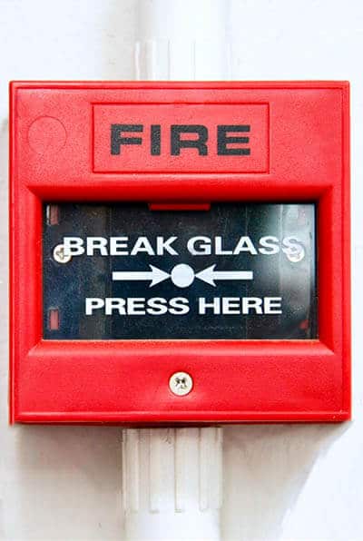 Inspect equipment, press fire alarm 2020-pc