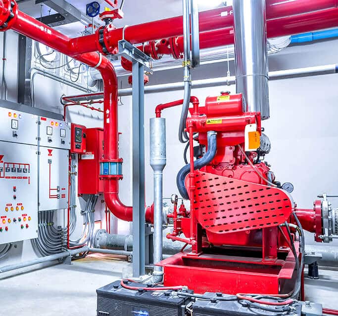 Install a fire extinguishing system