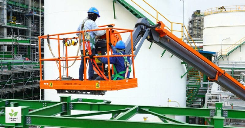 Training boom lift x-lift