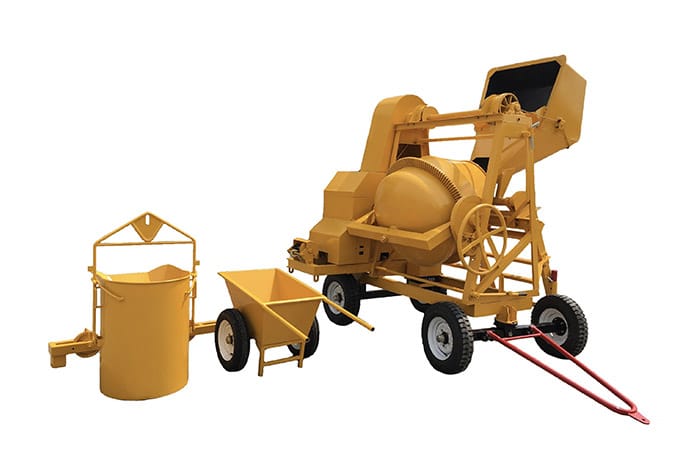 Inspect concrete mixer